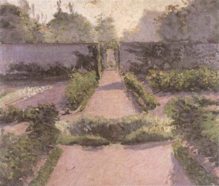 Gustave Caillebotte Kitchen Garden at Yerres Germany oil painting art